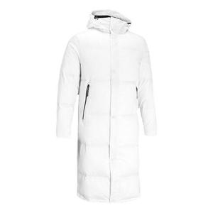 Куртка long bench fleece down jacket 'white' Under Armour, белый