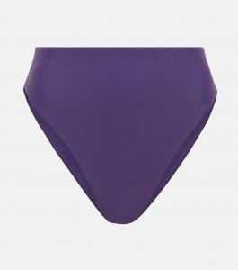 Плавки бикини с высокой посадкой и наклонным лифом Jade Swim, Plum
