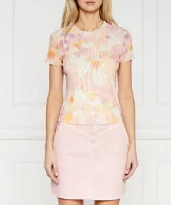 Футболка Slim fit Desigual, оранжевый