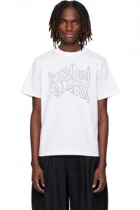 Футболка с принтом «Джефф Сакаи» Sacai, белый