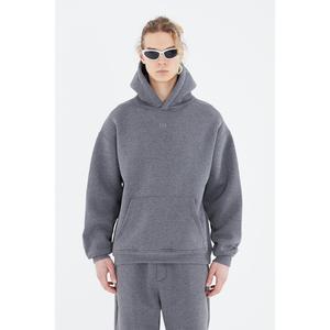 Толстовка Megaman Oversize Fit Basic Hoodie, цвет Anthrazit-Melange