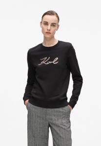 Толстовка KARL LAGERFELD SIGNATURE SEQUINS , Black