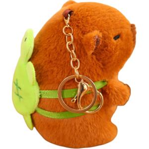 Брелок капибара плюшевый кукла подвеска 13 см Happy Fish