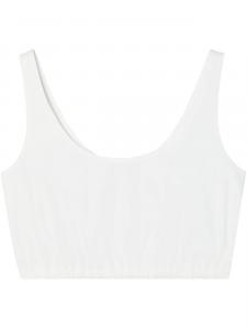 Tory Burch топ Bonded Elastic, белый