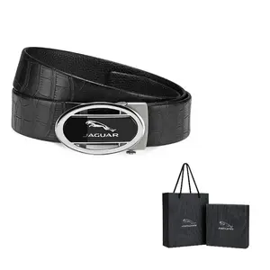 JAGUAR Мужской ремень из натуральной кожи шириной 3,4 см, Chromium