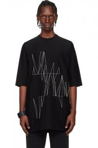 Футболка Moncler + Rick Owens Jumbo SS, черный