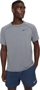 Топ Nike Ready Dri-FIT Short Sleeve Fitness Top, цвет Smoke Grey/Heather/Black