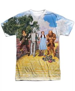 Мужская футболка с коротким рукавом On The Road для взрослых из полиэстера Wizard Of Oz, белый