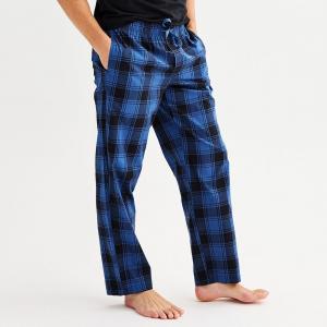 Мужские тканые пижамные штаны Sonoma Goods For Life, цвет Blue Plaid