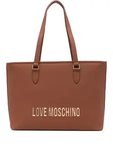 Сумка-тоут Love Love Moschino, коричневый