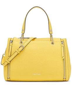 Сумка-портфель Garnet с тройным отделением и застежкой-молнией сверху Calvin Klein, коричневый