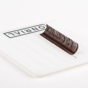 ИСКУССТВЕННЫЕ РЕСНИЦЫ ONRIAL ТЕМНЫЙ ШОКОЛАД/21 ПОЛОСКА/D 0.10 МИКС 5-8 Inne