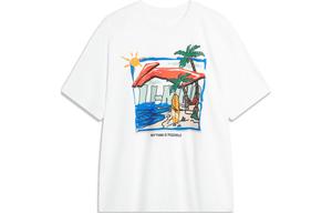 Li Ning Мужская футболка с подкладкой, Белый