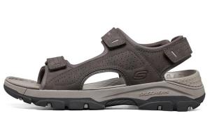 Пляжные сандалии мужские шоколадные Skechers