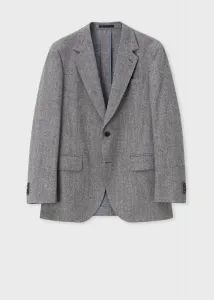 Куртка из шерстяного шелкового твида с ворсом, размер 2B.