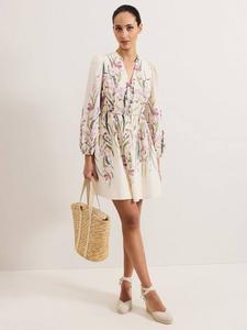 Платье Velma с цветочным принтом Phase Eight, Ivory