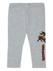 Трикотажные леггинсы DSQUARED2 KIDS, серый