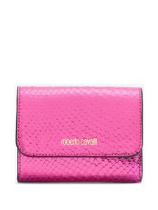 Кожаный кошелек Roberto Cavalli, розовый