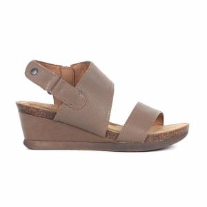 Women Shona Slingback Wedge Sandals In Dove Rockport, Dove