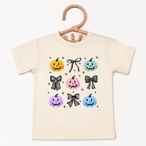 Футболка с коротким рукавом Coquette с ярким принтом в виде тыквы The Juniper Shop, Cream