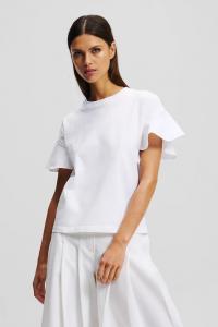 Хлопковая футболка Karl Lagerfeld, белый