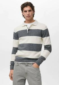 Топ Mango Long sleeved top, Ecru/Off-White