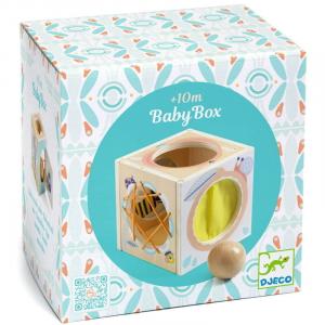 Деревянная сенсорная коробочка BABY BOX, Djeco
