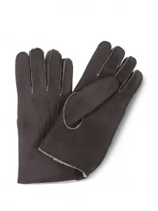 Замшевые перчатки Eleventy, коричневый