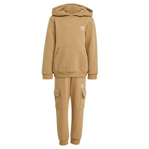 Спортивный костюм ADIDAS ORIGINALS Hoodie Cargo Set, светло-коричневый