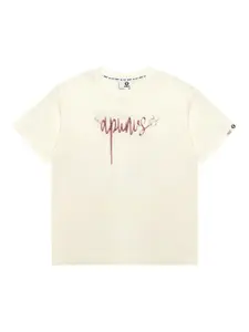 Футболка с принтом Aape By A Bathing Ape, белый