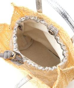 (L) Сумка-шоппер / Ажурная квадратная сумка