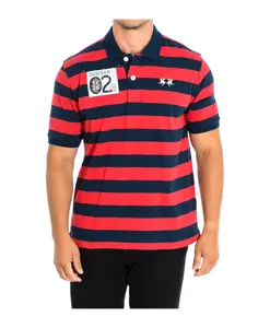 Рубашка-Поло с коротким рукавом La Martina, красный