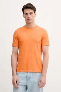 Хлопковая футболка United Colors Of Benetton, оранжевый