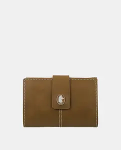 Женский кошелёк из натуральной кожи El Potro, песочный