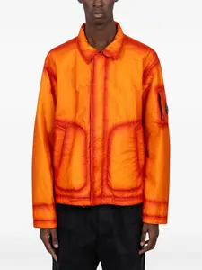 Стеганая куртка с панелями из материала Bi-Film Feltro C.P. Company, оранжевый