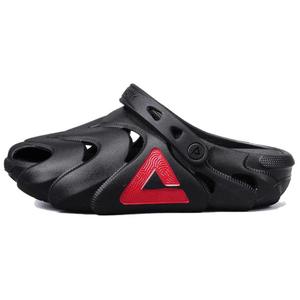 PEAK Сабо мужские, черные, темно-красные