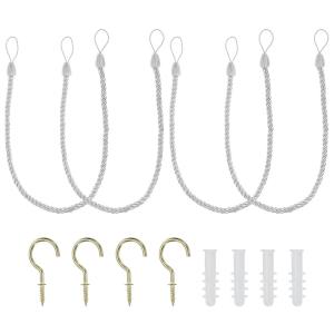 Веревки для подхватов для штор Uxcell, белый