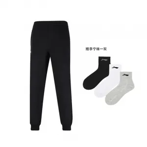 Трикотажные спортивные штаны мужские LINING, черный