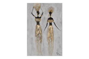 Акриловая картина ручной работы KUNSTLOFT Glimmer of the Past цвет schwarz/grau