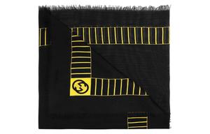 GUCCI Вязаный шарф мужской черный, Black