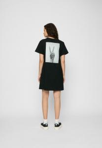 Легкое платье PEACE HAND TEE Mister Tee, черный