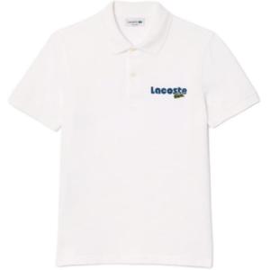LACOSTE Белая поло для мужчин