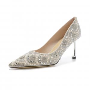 Туфли на тонком каблуке высотой 6,5 см, женские Beijiani, Apricot