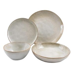 Mulex Сервиз Aarhus, 16 предметов, бежевый, на 4 персоны