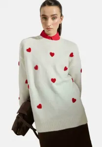 Свитер с вышивкой в виде ушей Touché Privé, Ecru