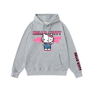 Худи HelloKitty Hello Kitty SS25 Unisex Sanrio, серый