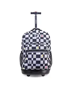 Детский рюкзак на колесиках Sunrise 18" J World, белый