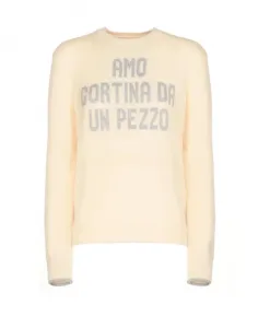 Свитер Amo Cortina Mc2 Saint Barth, бежевый