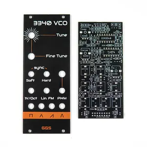 3340 VCO / Eurorack / Плата и передняя панель / Сделай сам / Синтезаторный модуль / Аналоговый GGS