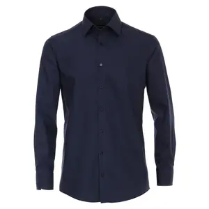 Деловая рубашка VENTI "Деловая рубашка VENTI однотонная", синий